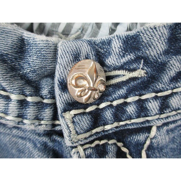 Rock Revival Pants Womens 28 Blue‎ Denim Jeans Janelle Straight Ladies 28X30* - Picture 5 of 16